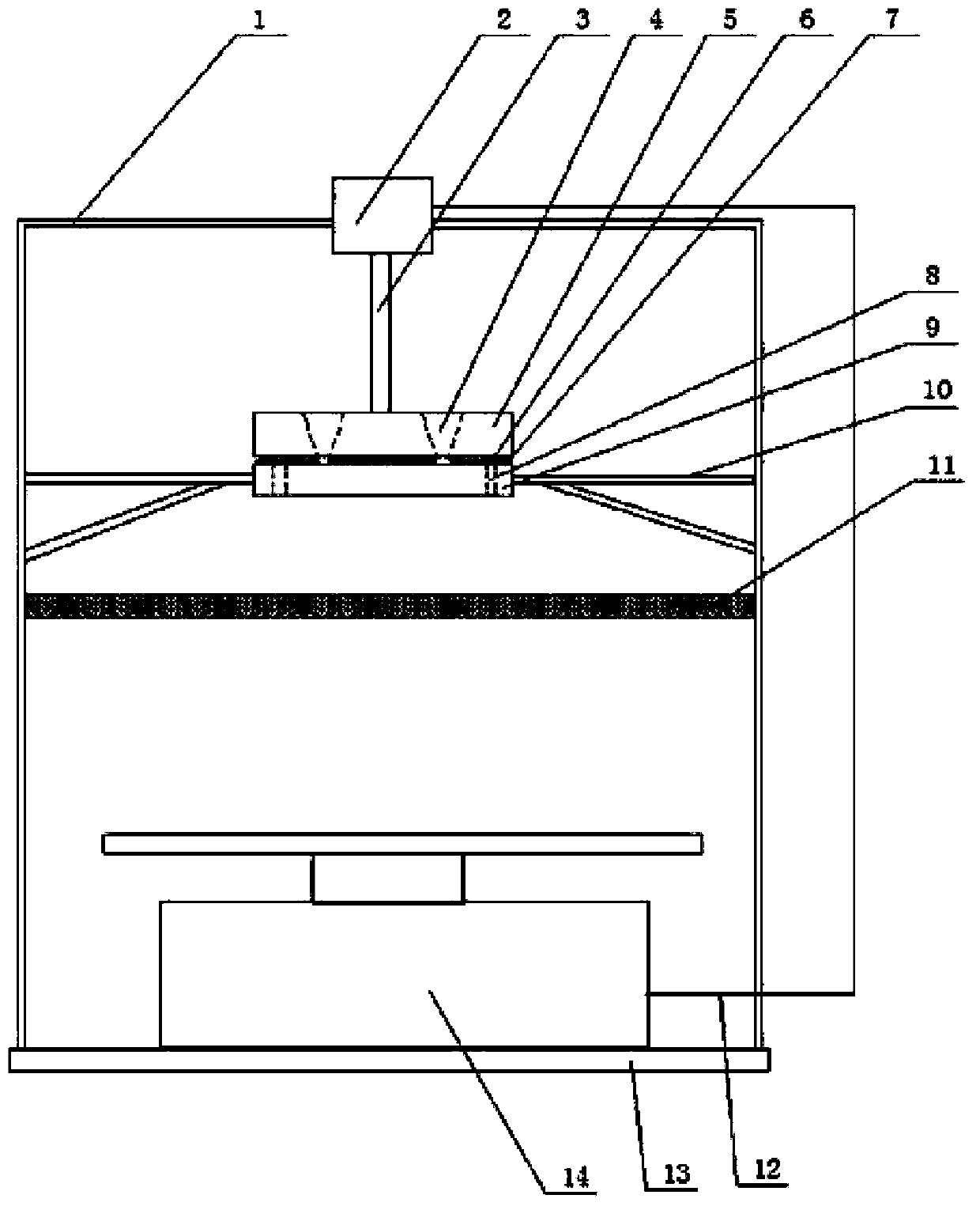 Device for automatically preparing analysis test samples of scales and corrosion products of power station