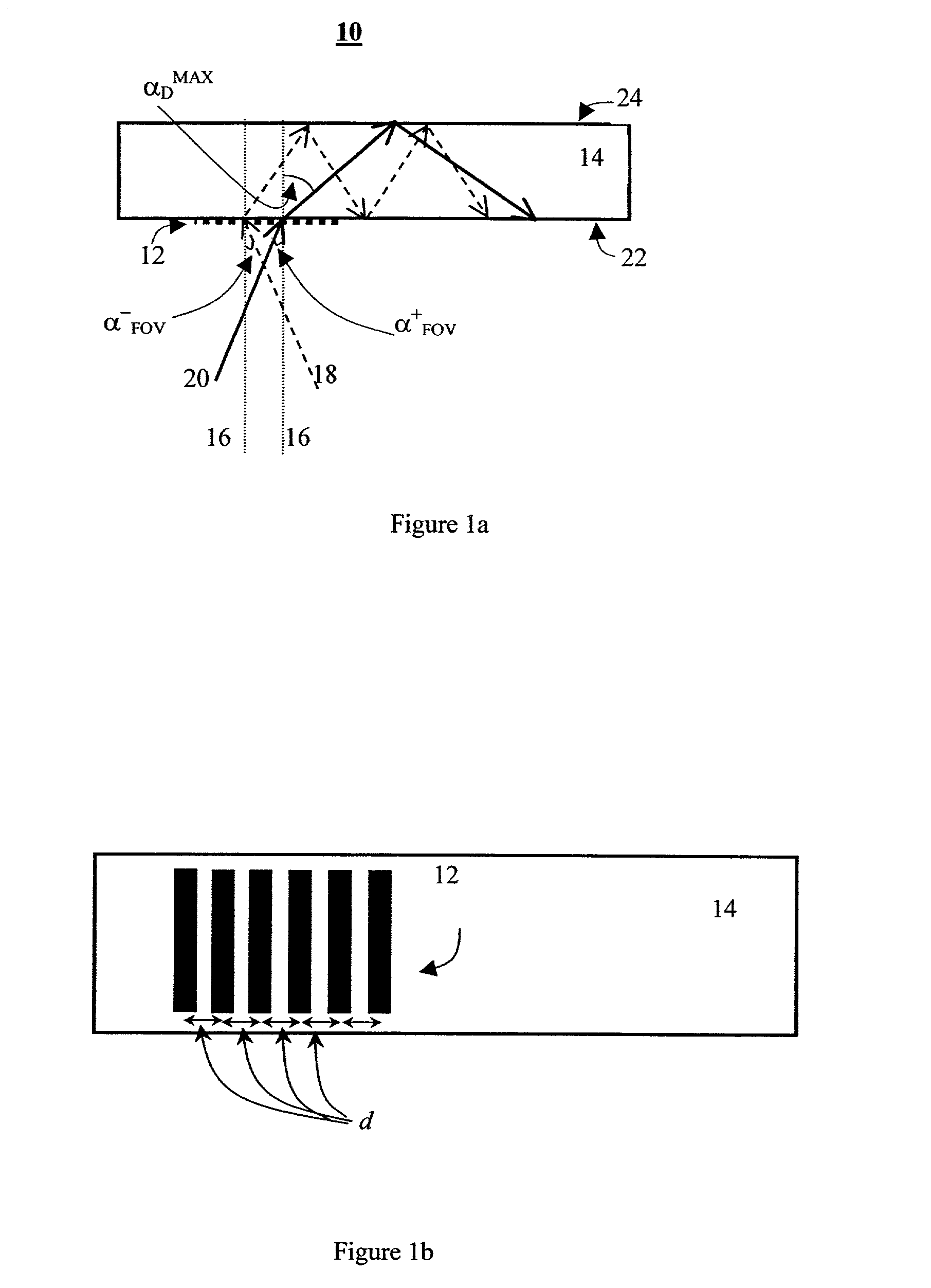 Optical device having a wide field-of-view for multicolor images