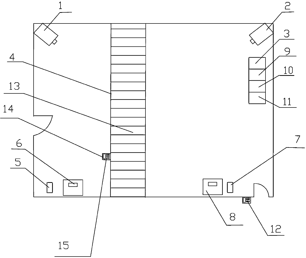 Residential quarter parcel delivery system