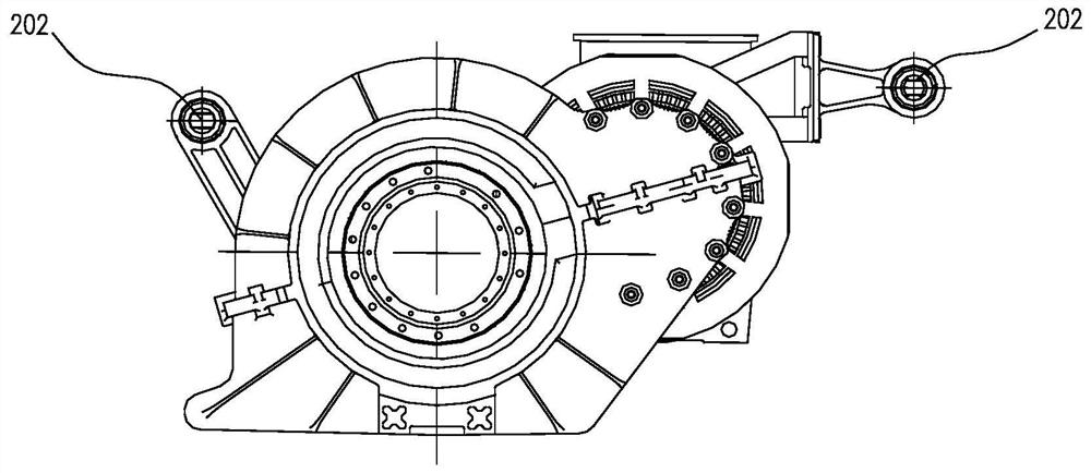 A locomotive bogie