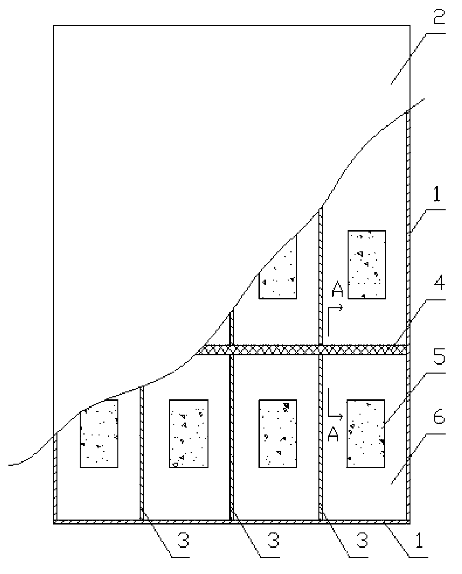 Composite damping soundproof structure of ship compartment bulkhead