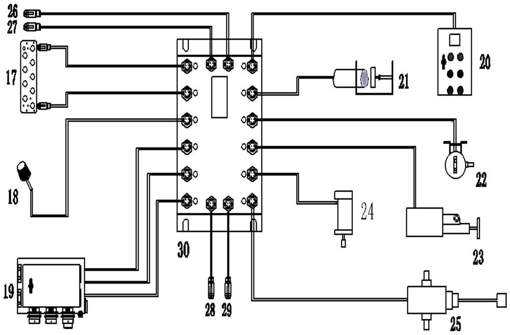 Intelligent ore drawing device of ore leakage trolley