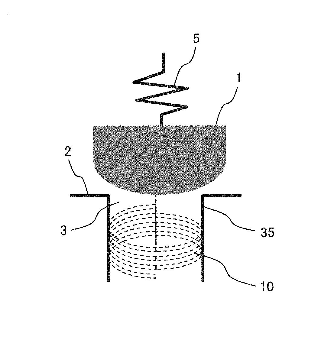 Valve structure, and hydraulic device, fluid machine, and machine, each having same