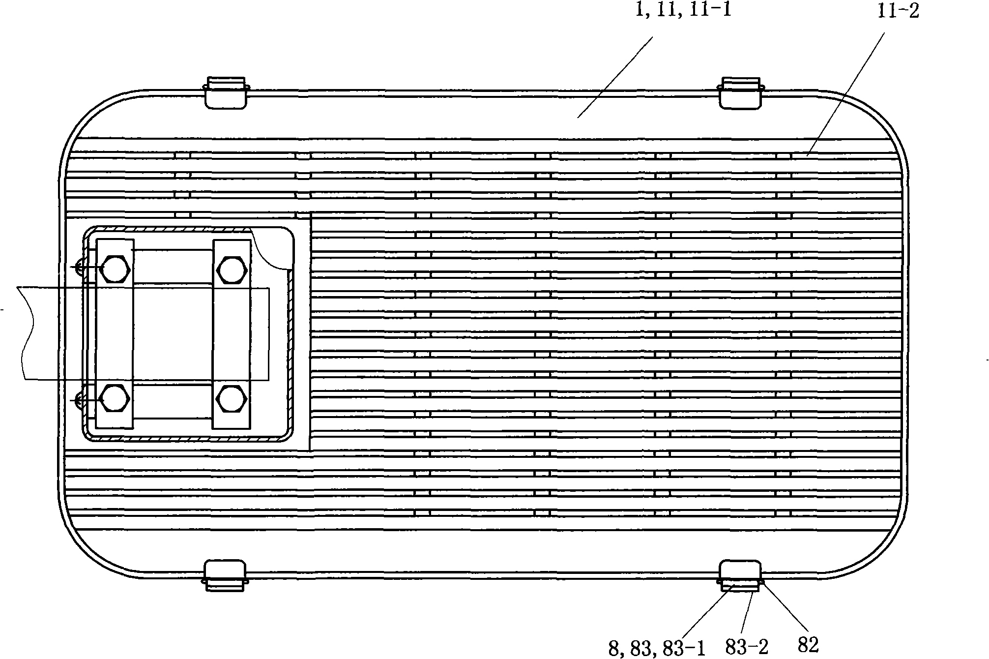 High-power LED road lamp