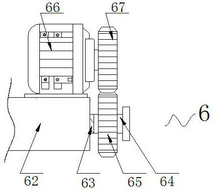 Draught fan rotor and paired wheel disassembly device