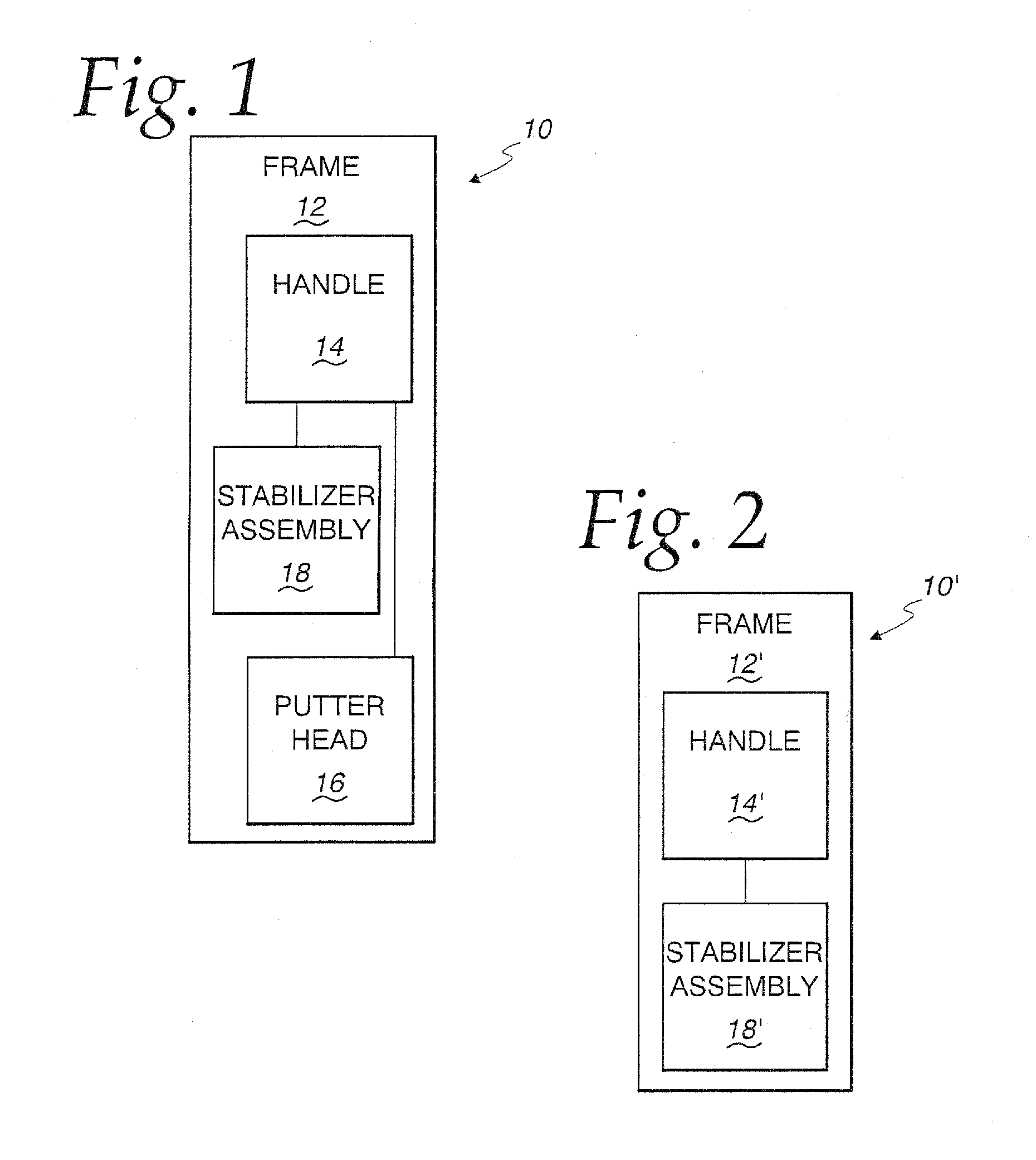 Golf putting training apparatus