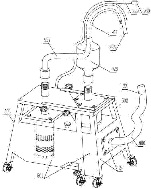 Multifunctional telegraph-pole uprightness-detecting and centering integrating machine for electric power repairing