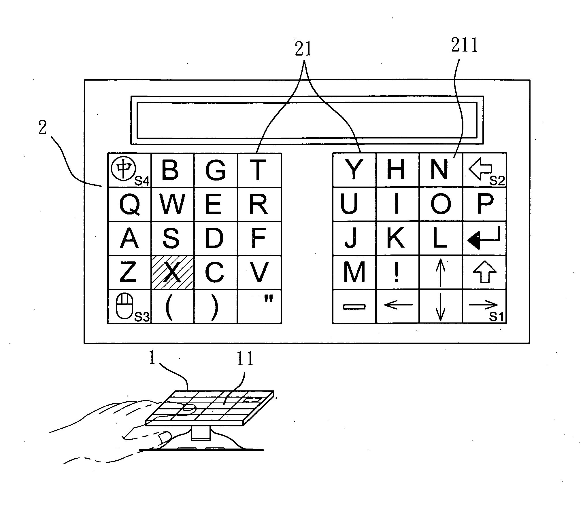 Method for correcting typing errors according to character layout positions on a keyboard