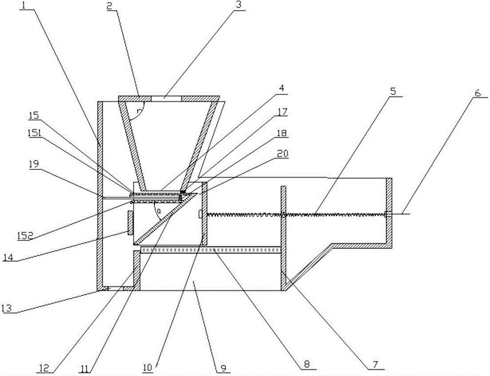 Kitchen garbage solid-liquid separation device