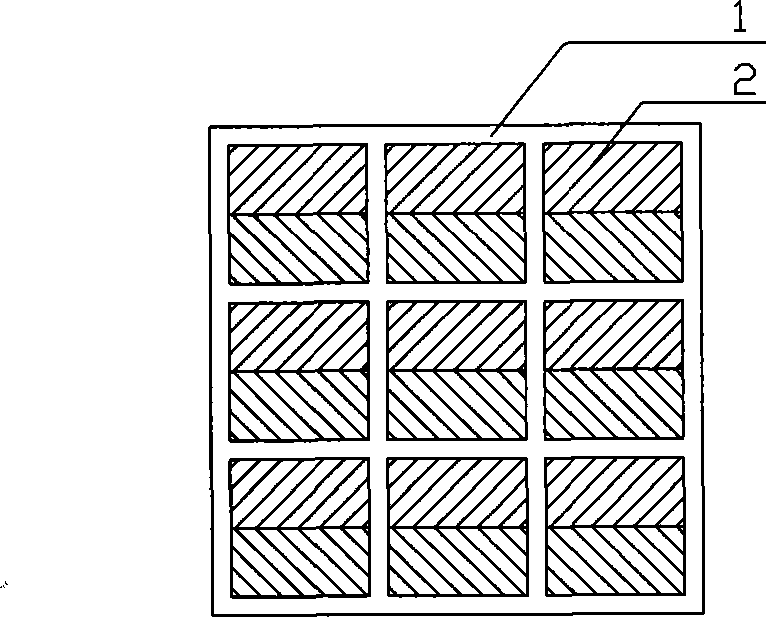 Friction energy-dissipating type close rib composite wall board