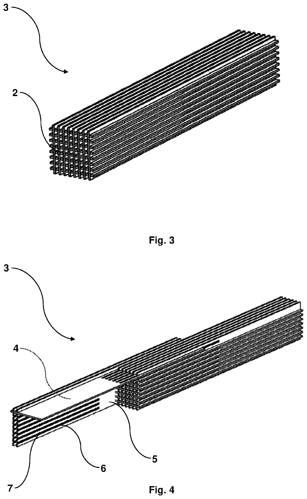 Calorimetric detector for measuring the energy of electrons and photons