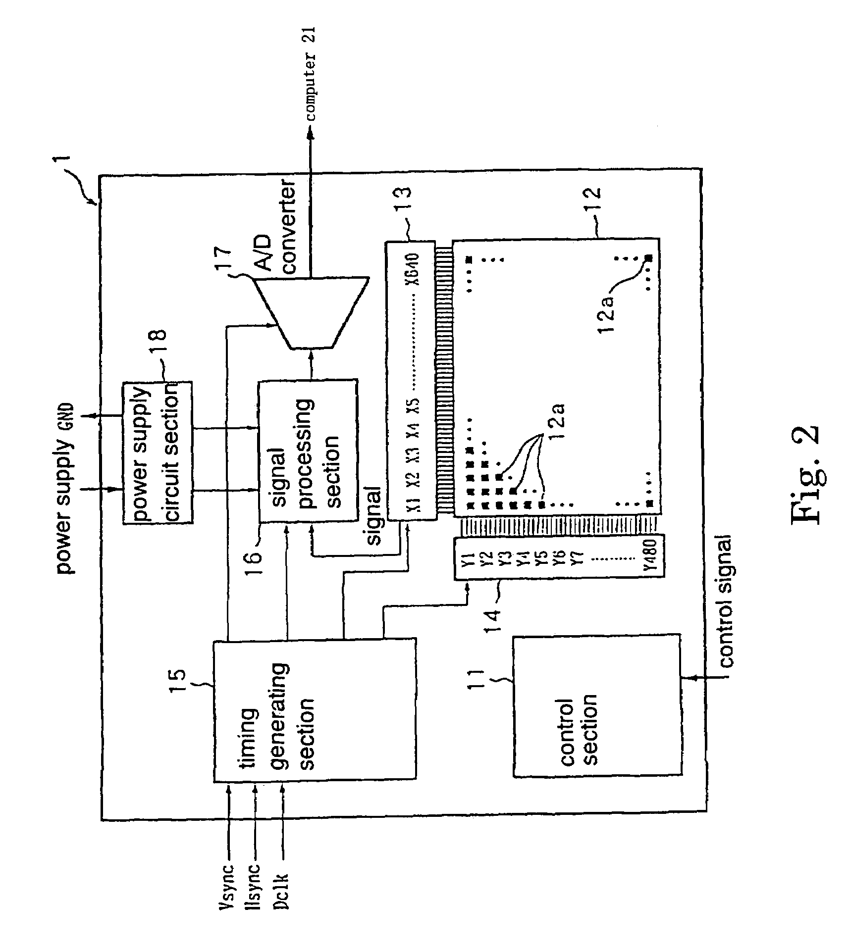 Sensor for inspection instrument and inspection instrument