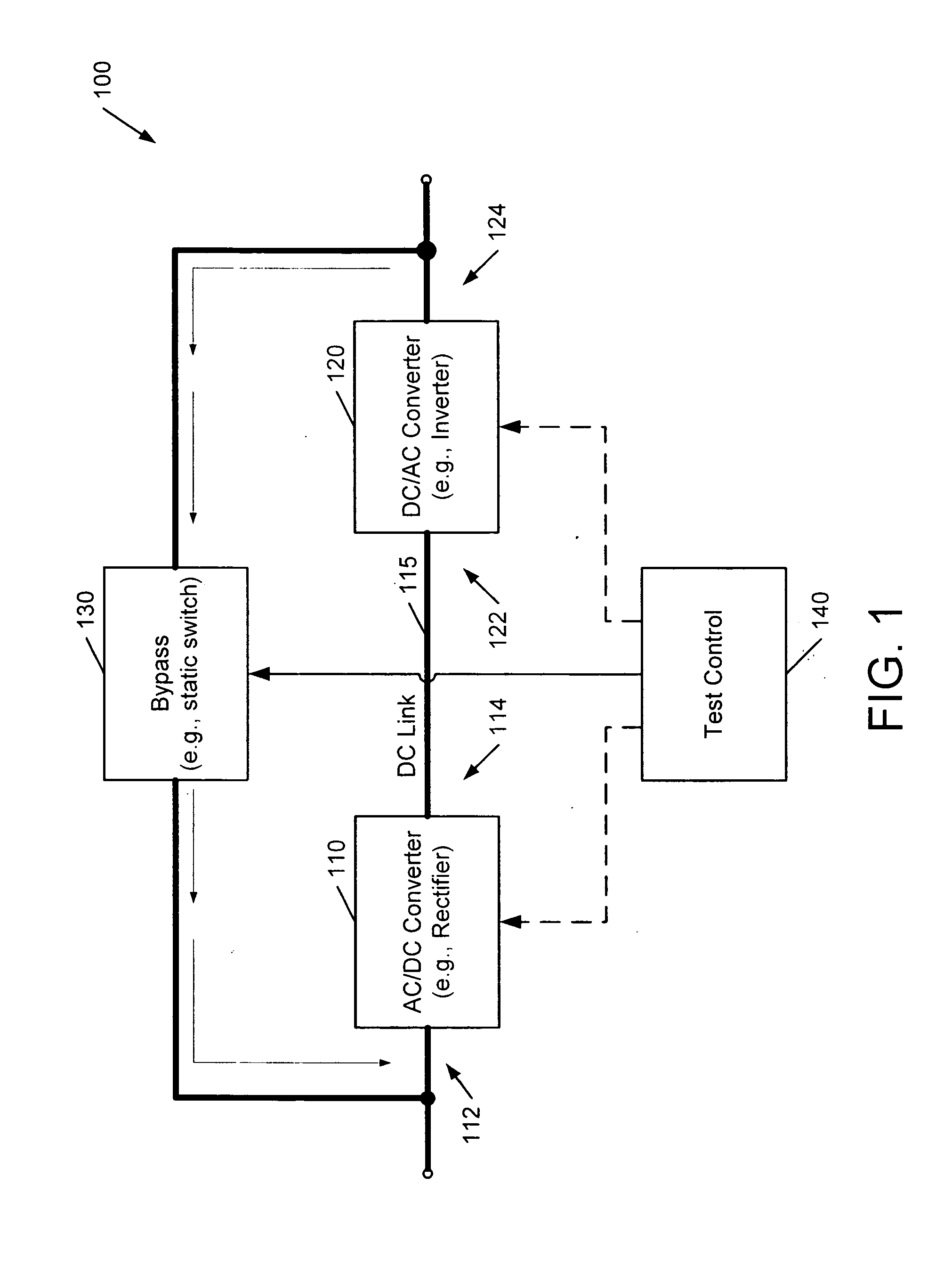 Self-testing power supply apparatus, methods and computer program products