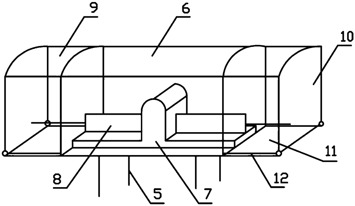 Temperature stress monitoring device for pavement structure layer