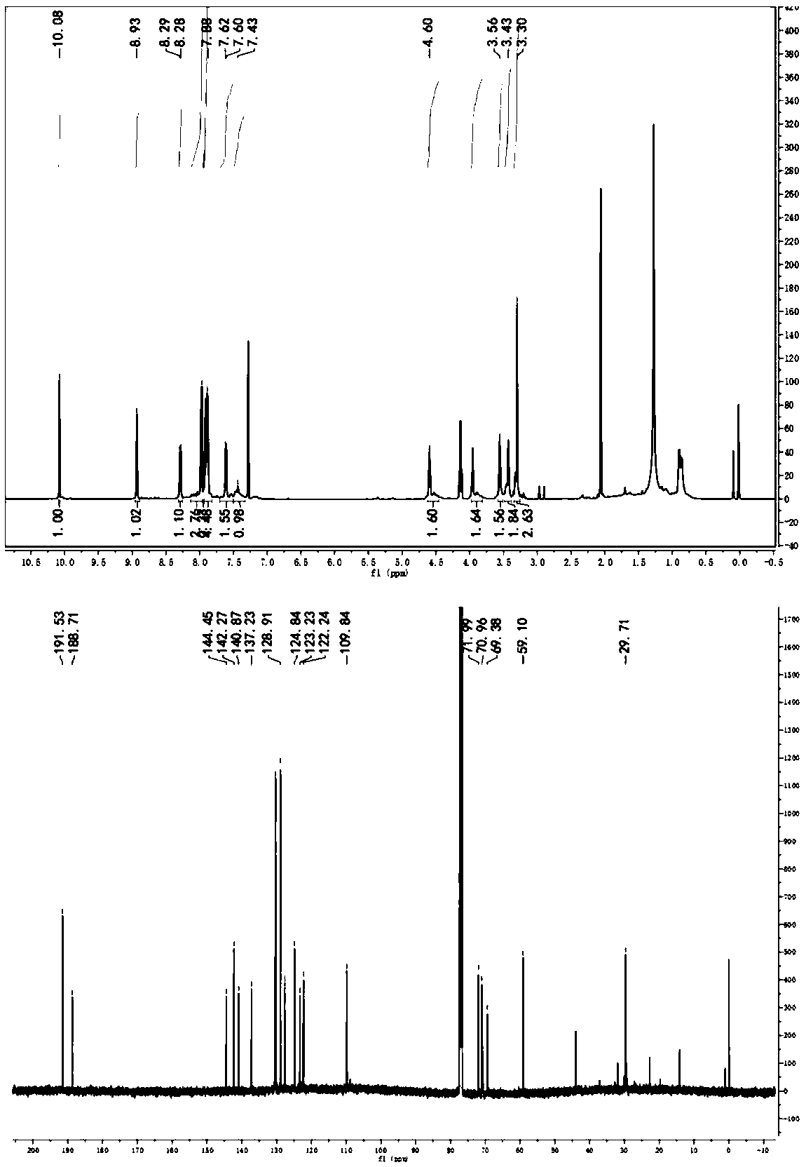 Carbazole derivative MCAB and preparation and application methods thereof