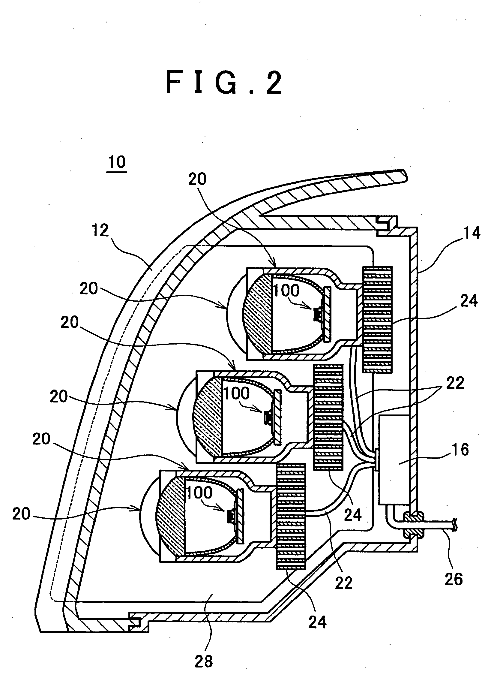 Light emitting module and lamp