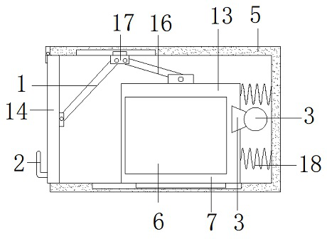 Take-out placement cabinet with heat preservation function for catering