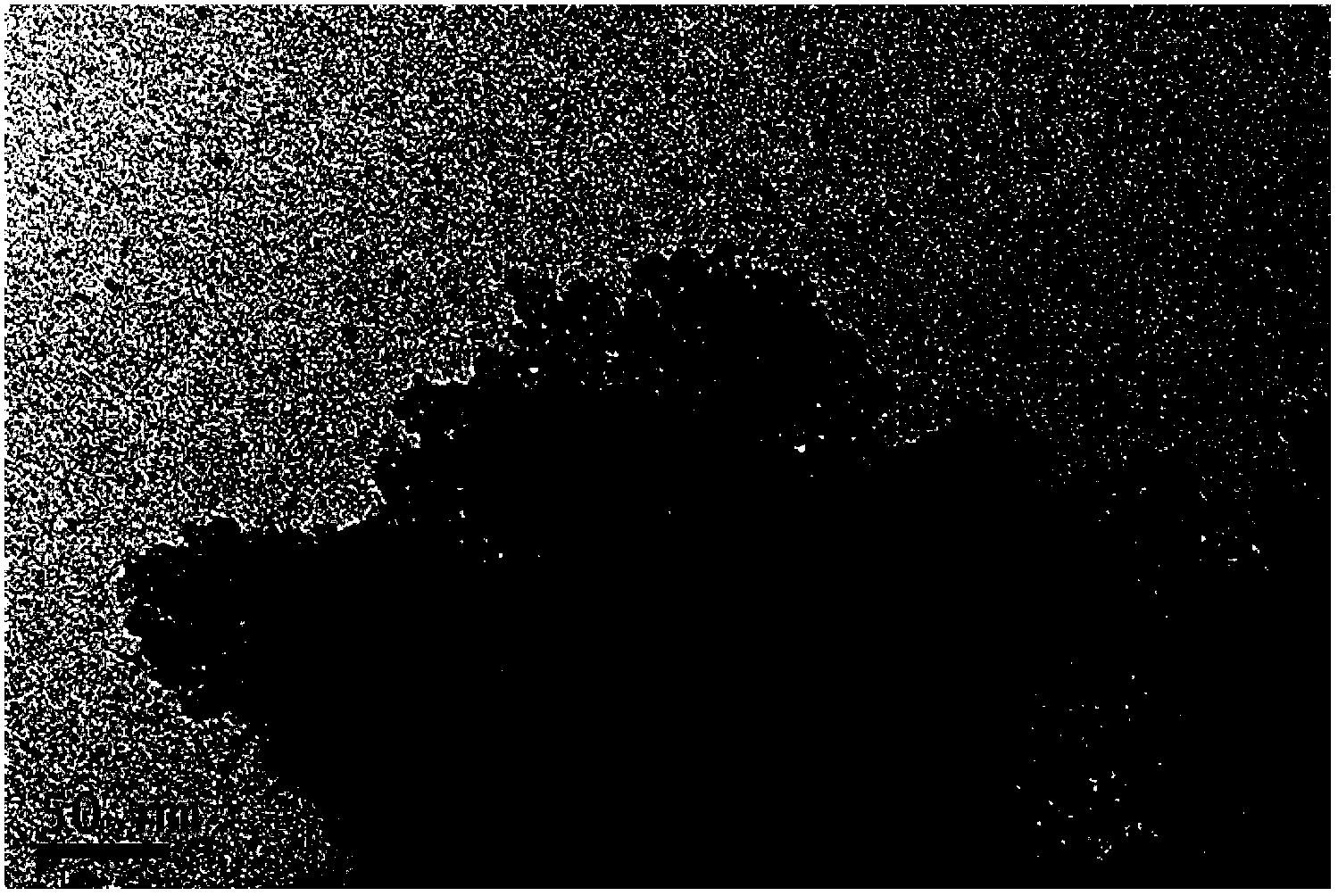 Method for reducing and preparing nano molybdenum-copper composite powder with low temperature