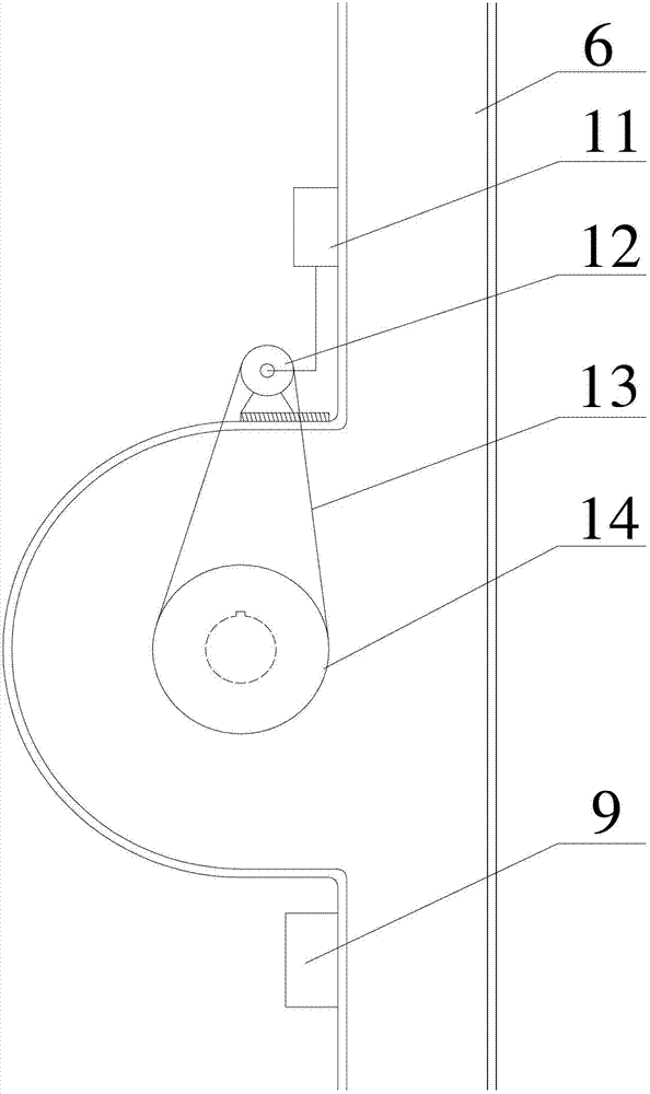 Composite rainwater power generation device based on micro bucket and pvdf film piezoelectric technology