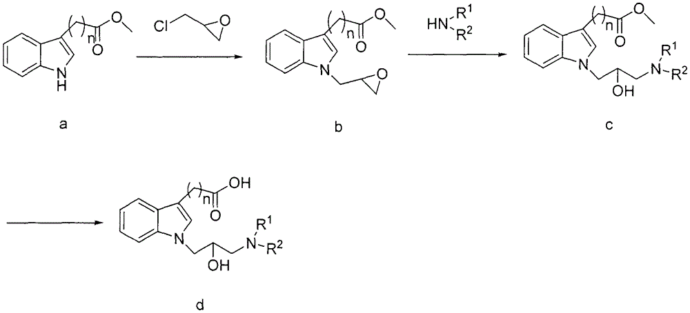 N-substituted indole carboxylic acid derivative and its preparation method and medical use