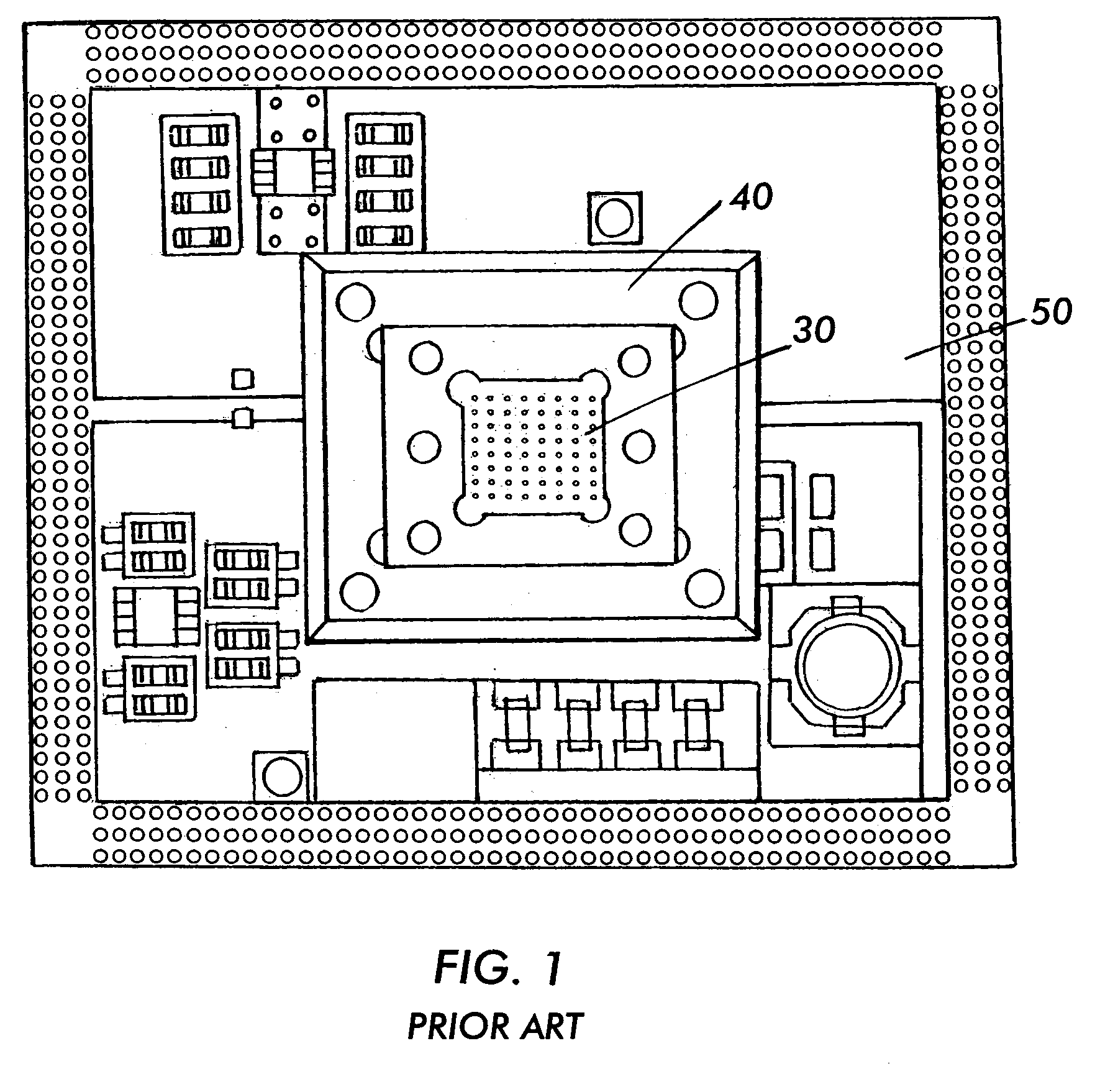 Test arrangement including anisotropic conductive film for testing power module