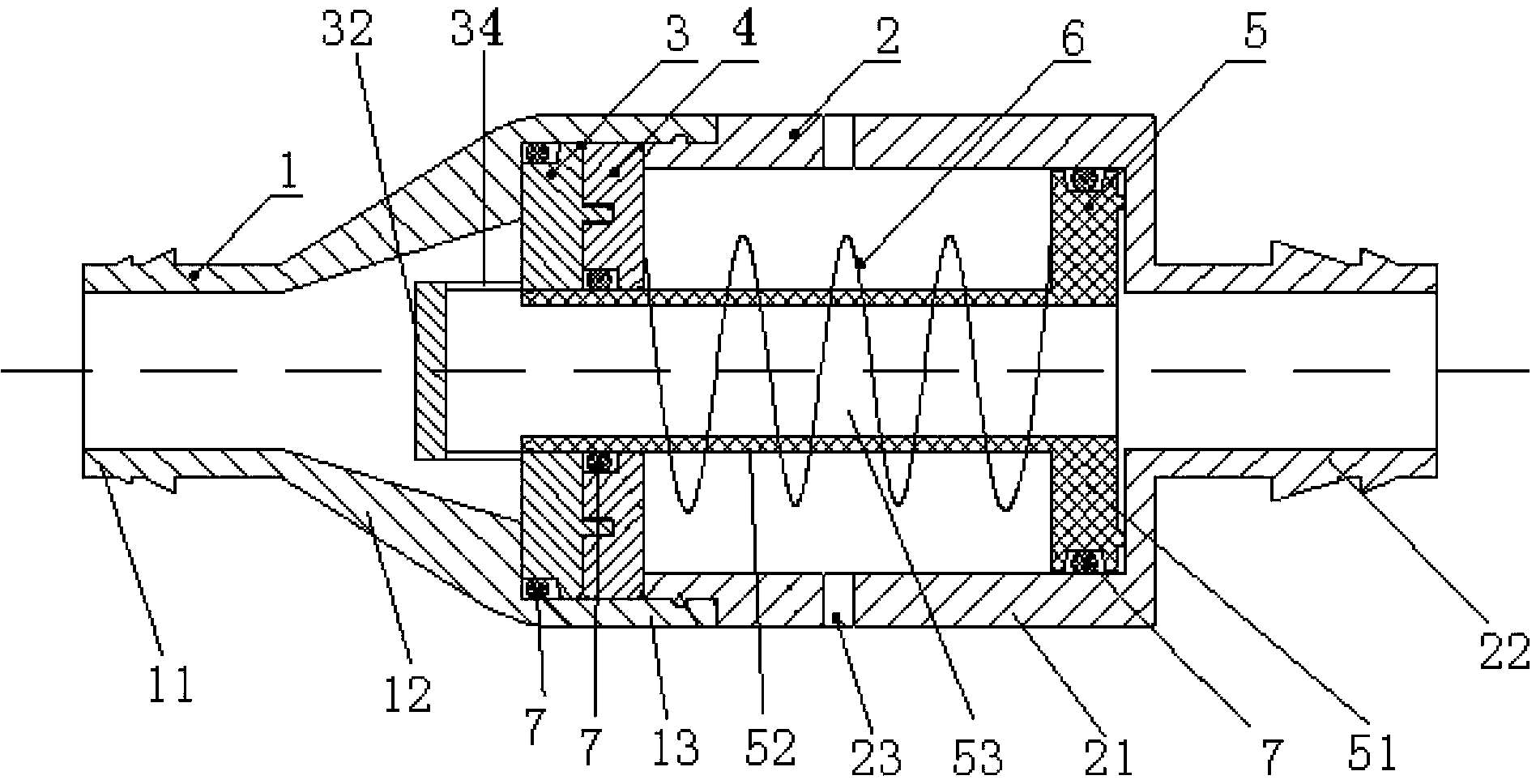 Capillary pressure regulator with stable pressure-regulating performance