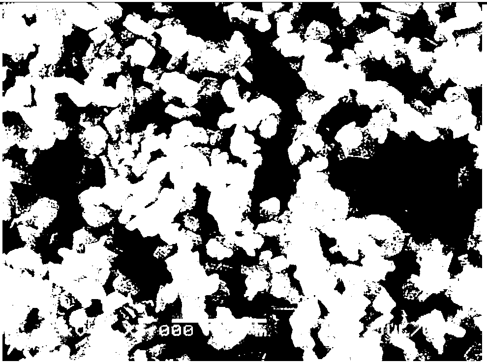 Preparation method of single-substrate fluorescent powder for white-light LEDs (light-emitting diodes)