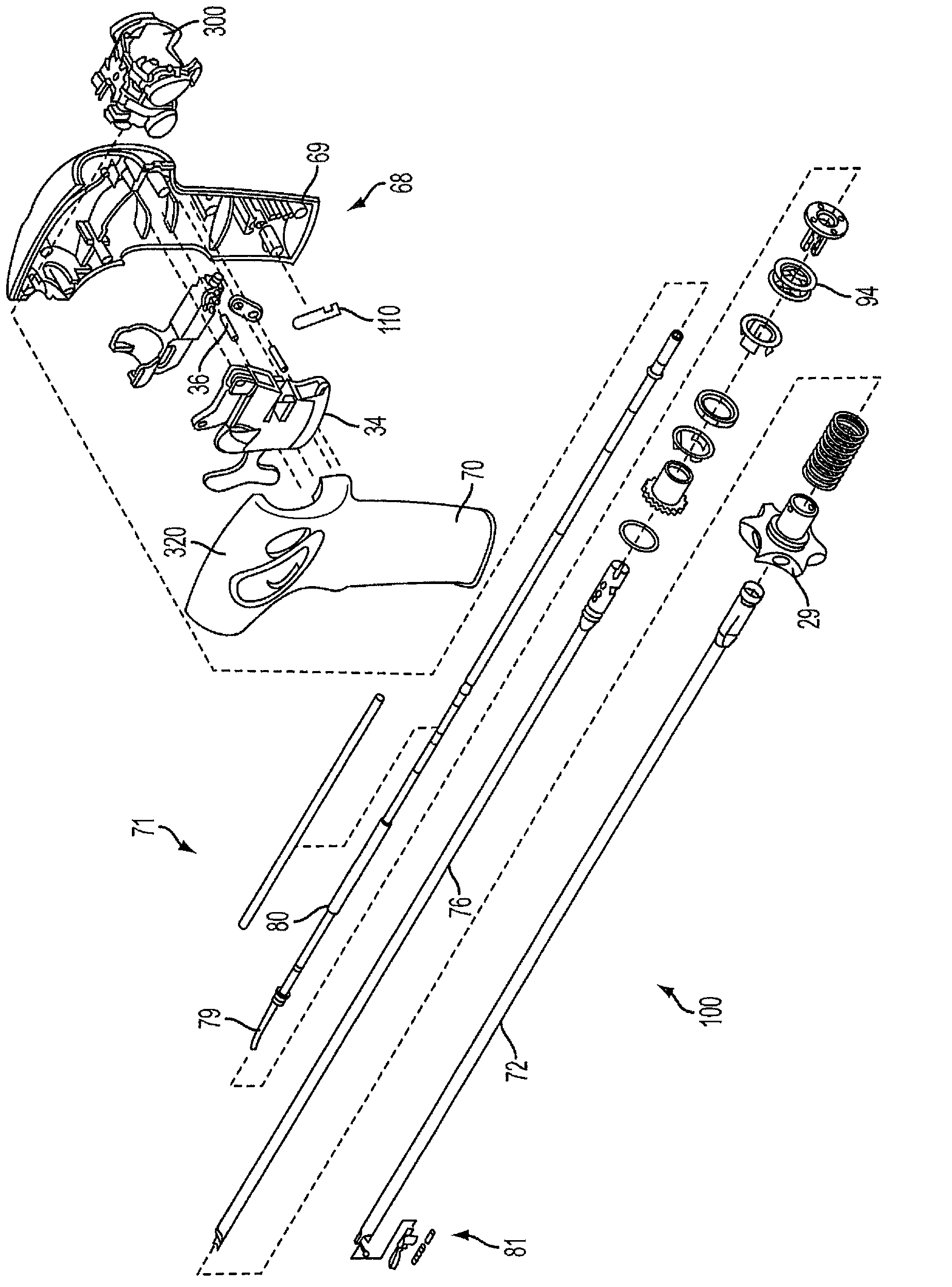 Devices and techniques for cutting and coagulating tissue