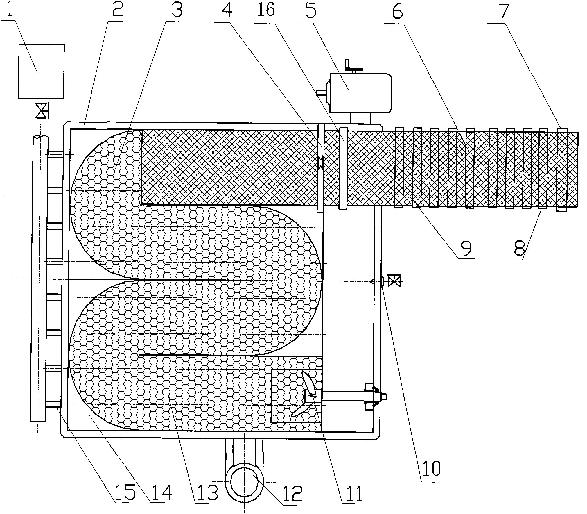 Marine washer for processing anchovies and acete chinensis