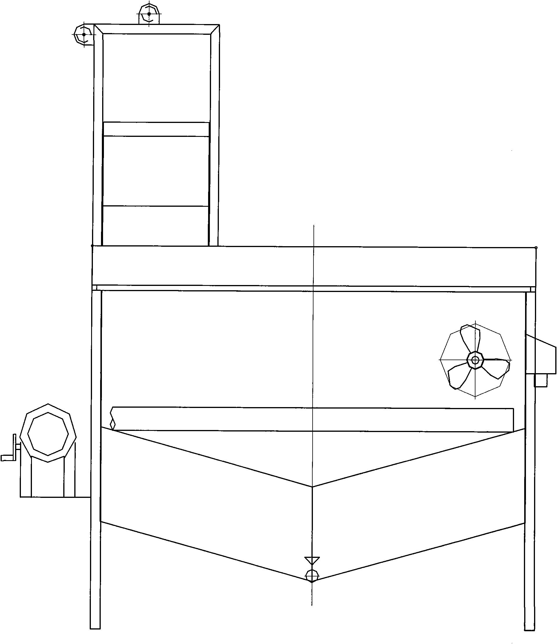 Marine washer for processing anchovies and acete chinensis