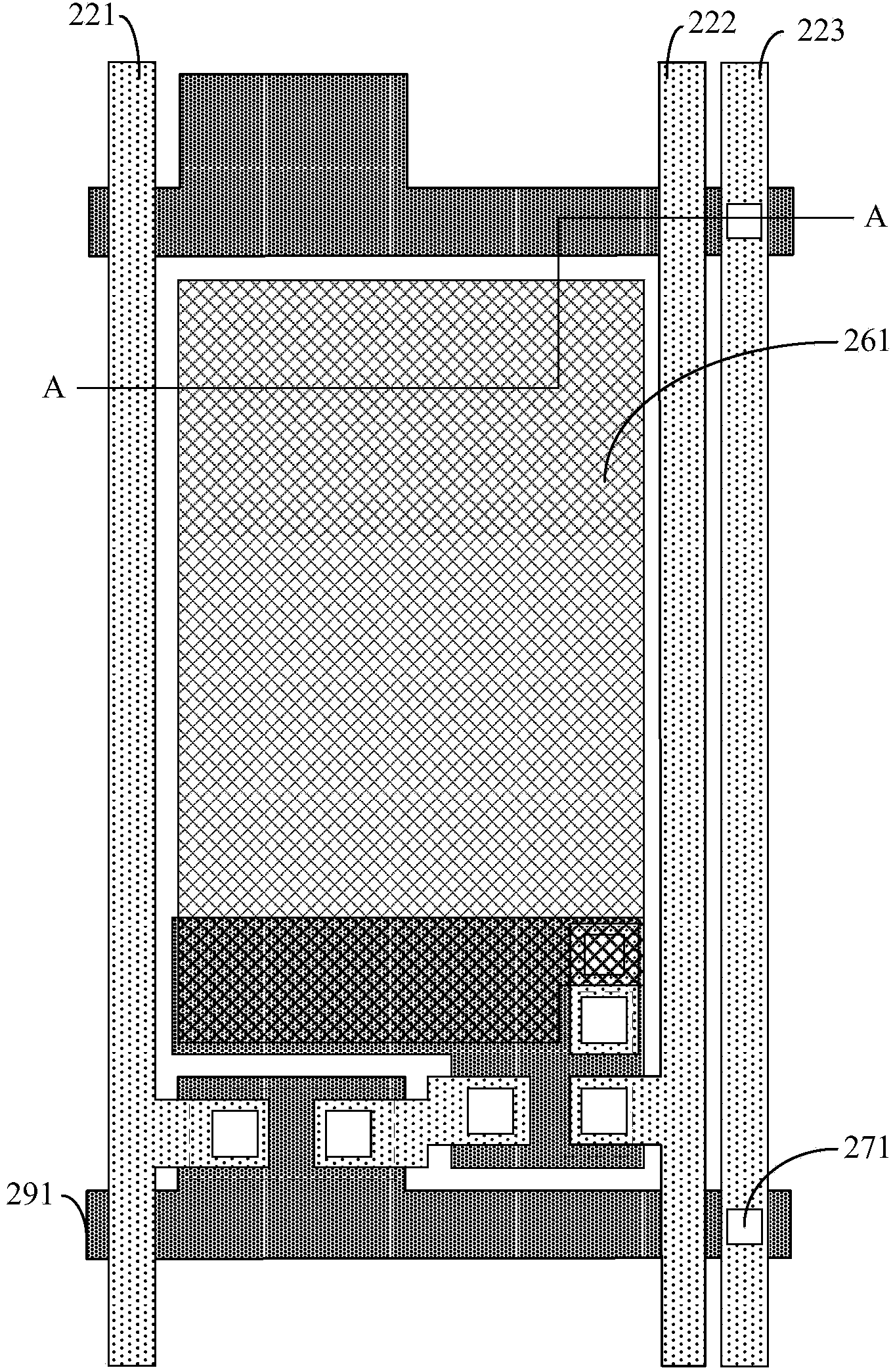 AMOLED array substrate and display device