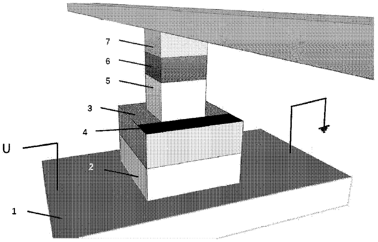 Photoresist-assisted local heating magnetic storage unit and preparation method thereof, and logic device