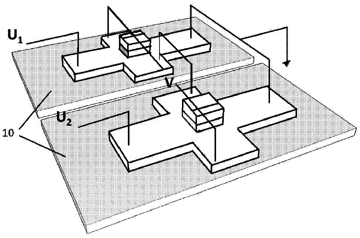 Photoresist-assisted local heating magnetic storage unit and preparation method thereof, and logic device