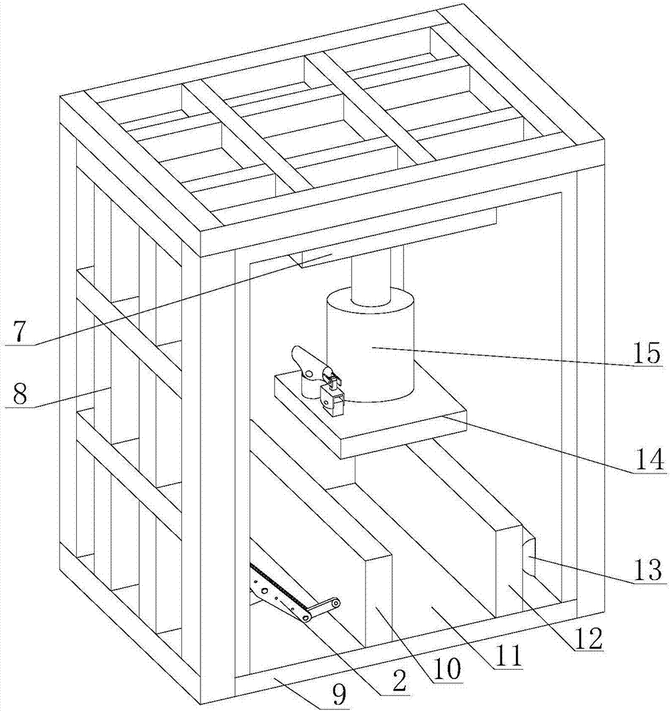 Hydraulic drive efficient correction leveling assembly for silicon steel column