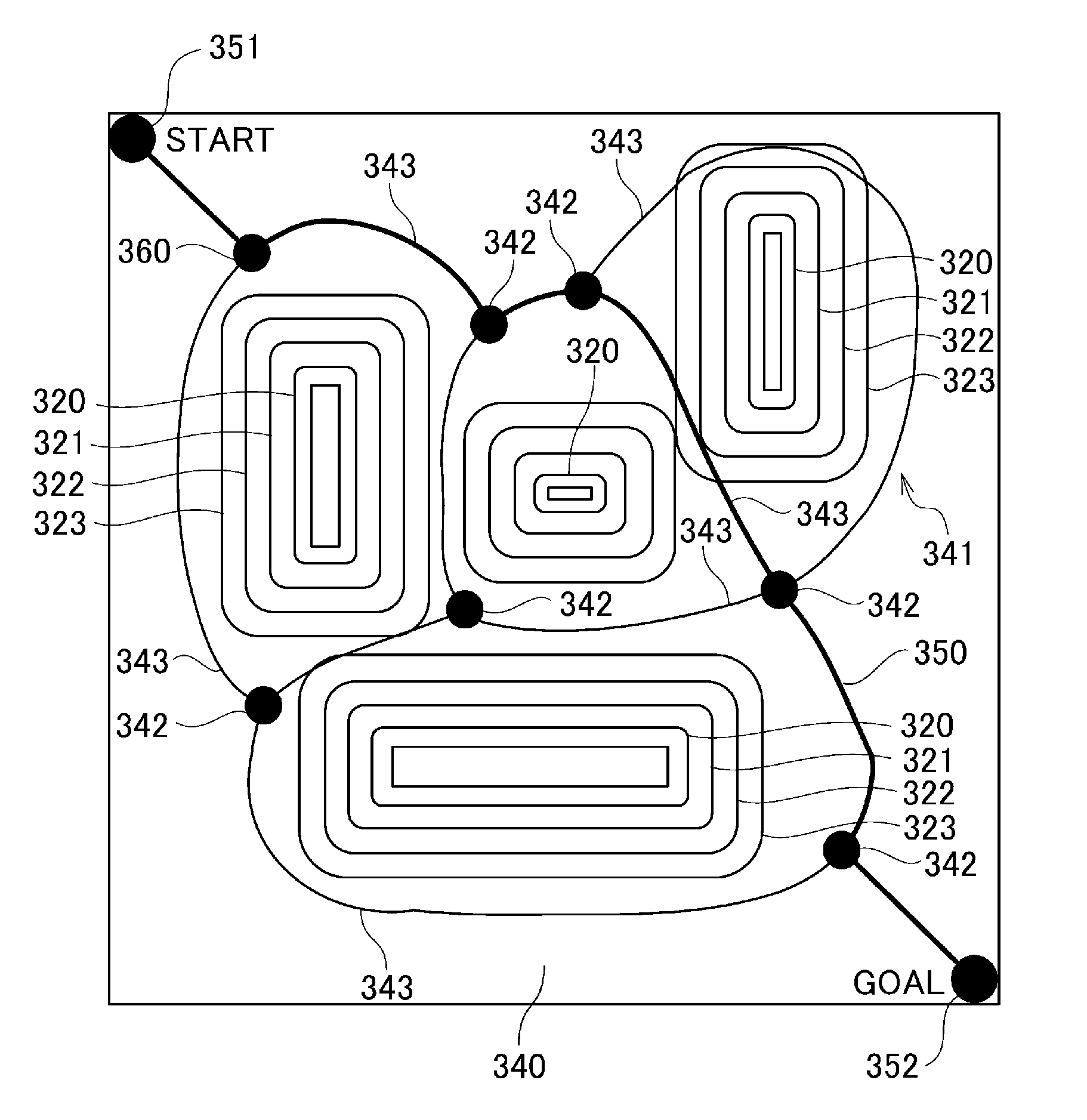 Route planning method, route planning device and autonomous mobile device