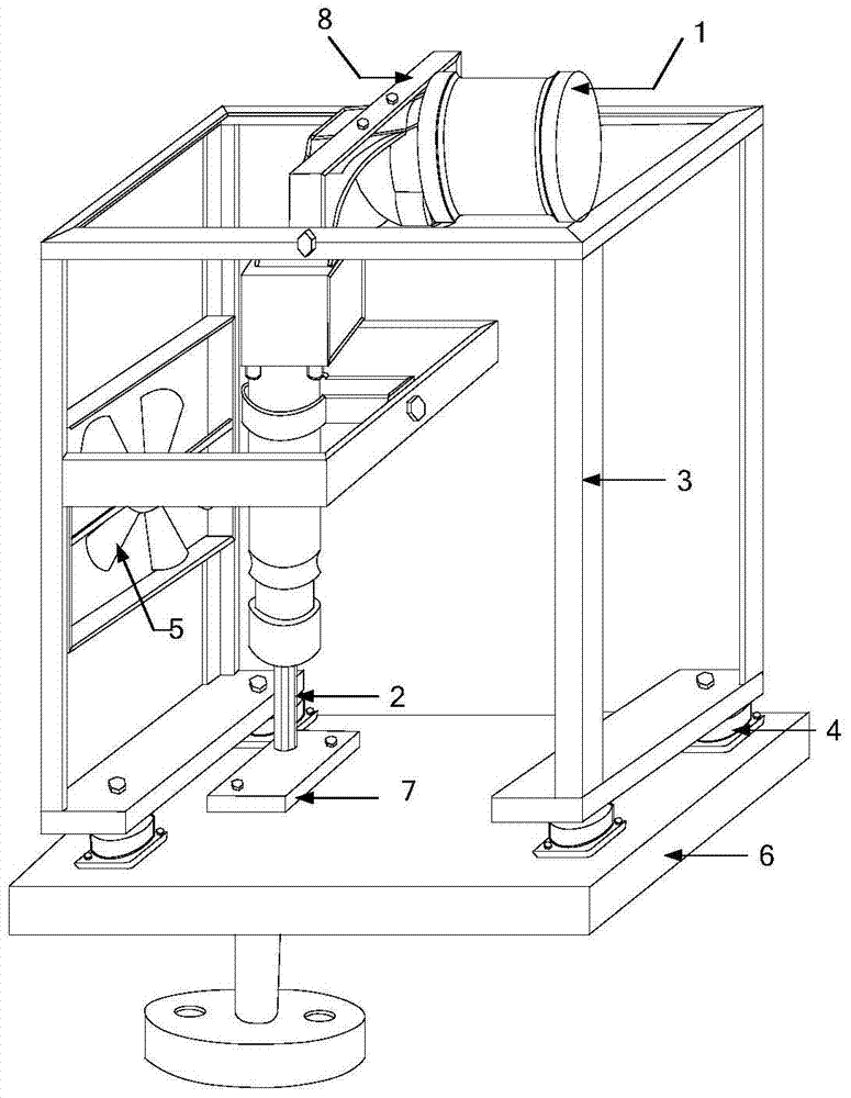 A device for broadband excitation of underwater cylindrical shell