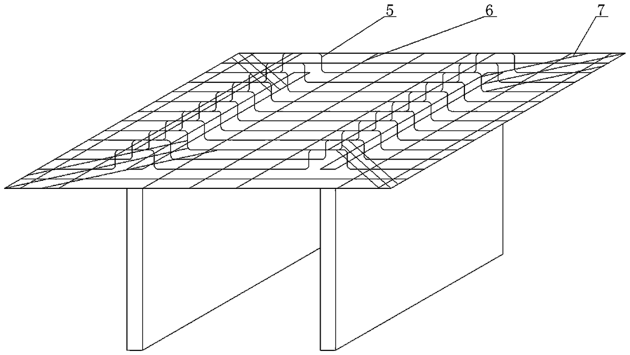 A method for arranging steel bars in building construction