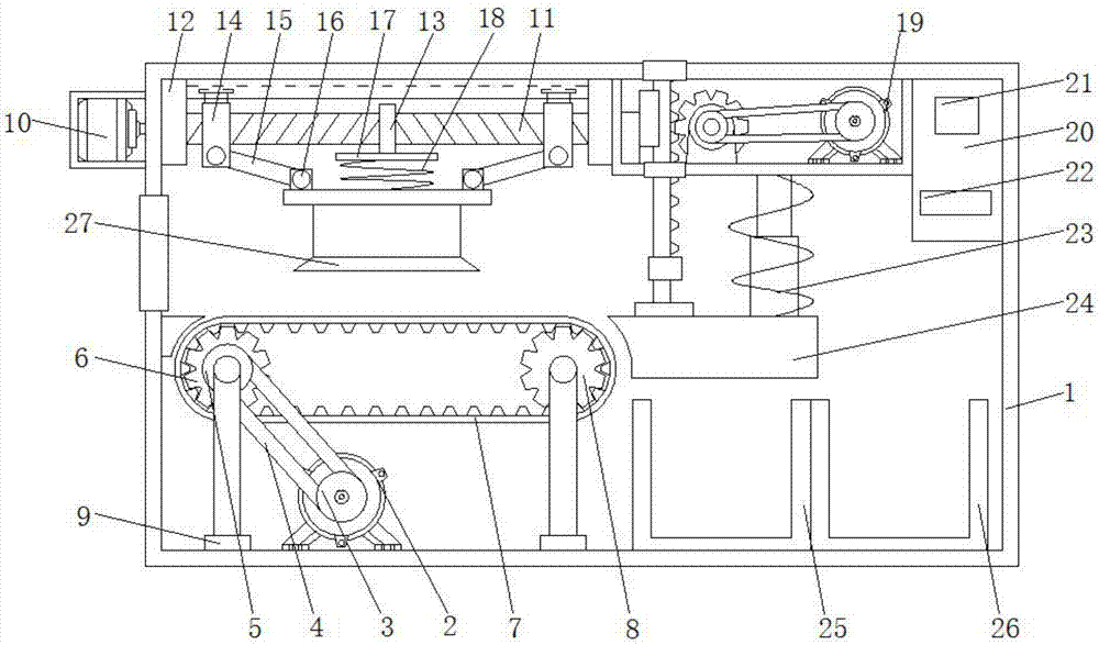 Intelligent sorting device for logistics