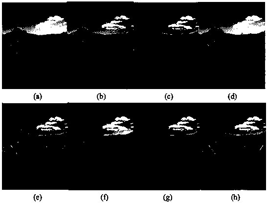 Colorful haze image defogging and illumination compensation restoration method