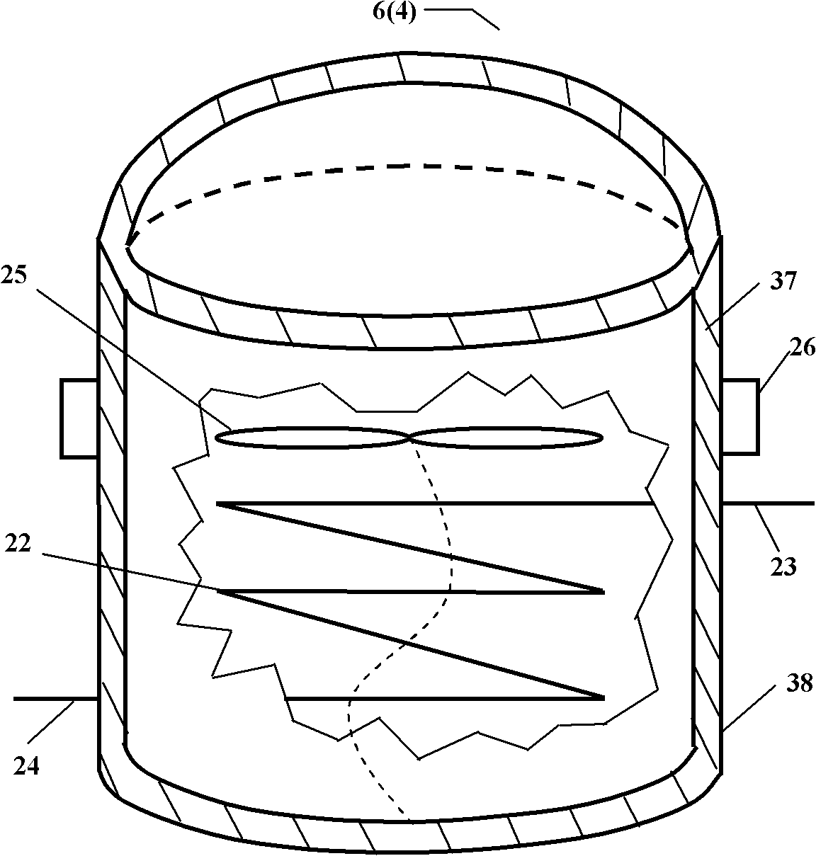 System for combined supply of electricity, thermal fertilizer and cold fertilizer through generation of hydrogen and biogas via anaerobic digestion of biomasses