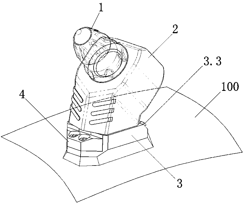 Dismountable cutting tool assembly having dust setting function