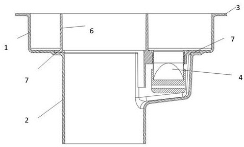 Interlayer water-stop tray for house