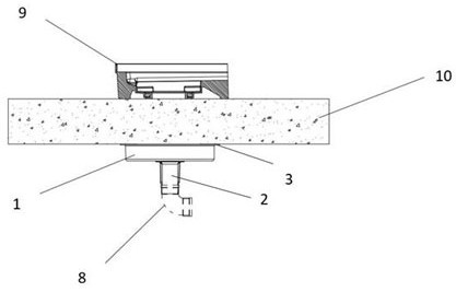 Interlayer water-stop tray for house