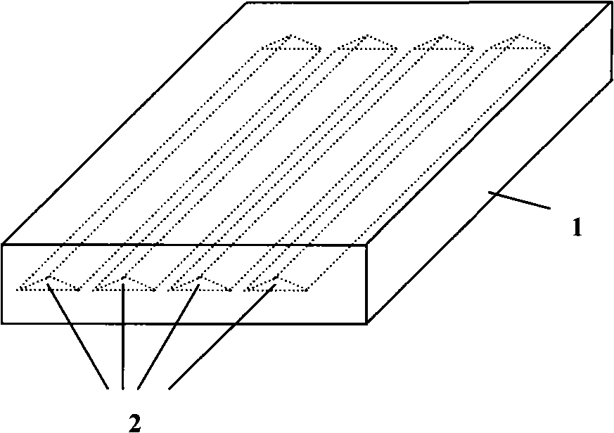 SOG structure micro heat pipe and its manufacture method