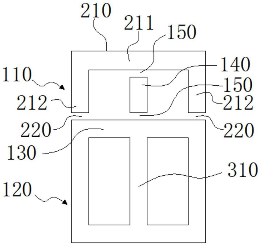 A magnetic core, a magnetic integrated device, a circuit board and a method for making the magnetic integrated device