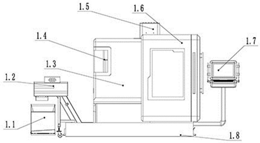 Five-axis numerical control machine tool