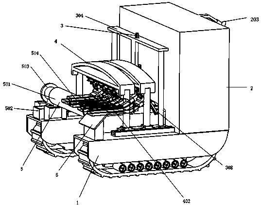 Efficient tea bud picking machine based on mechanical characteristics of tea leaves