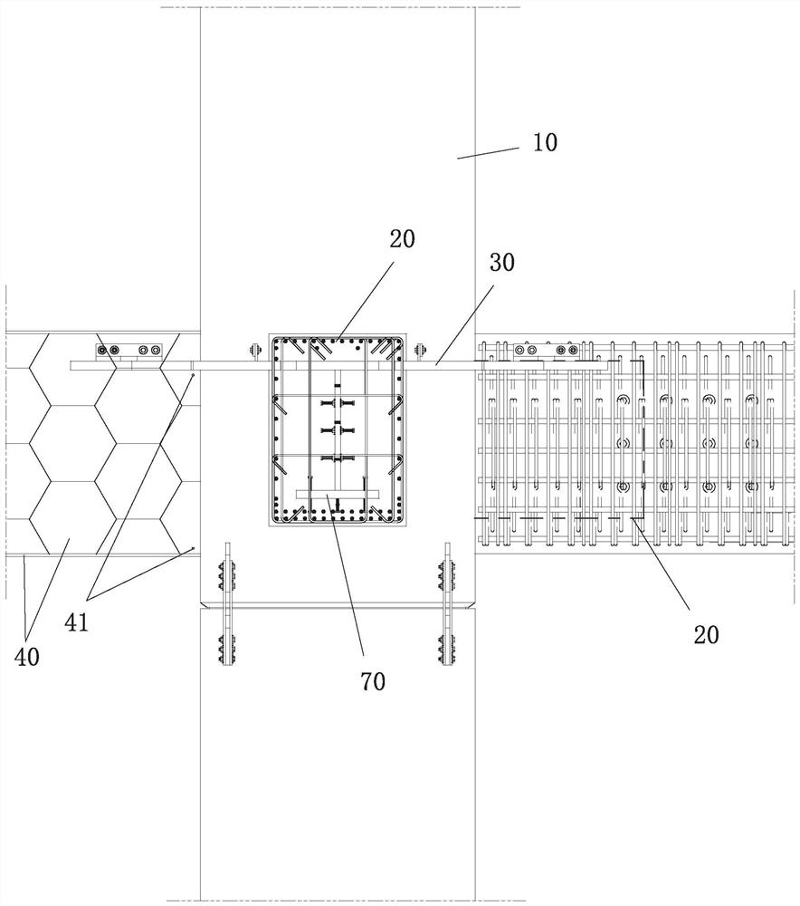 Monitoring method for concrete pouring density of stiff beam-column joints based on endoscope