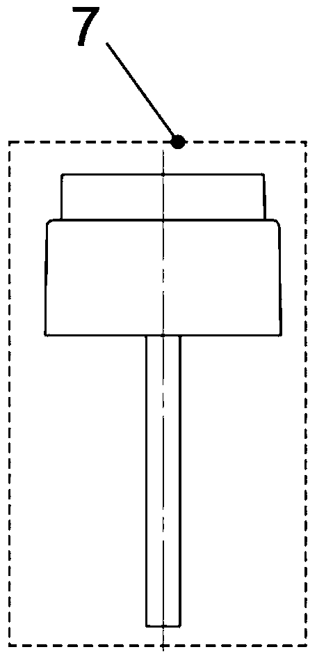 A plastic metering cap capable of extracting quantitative liquid