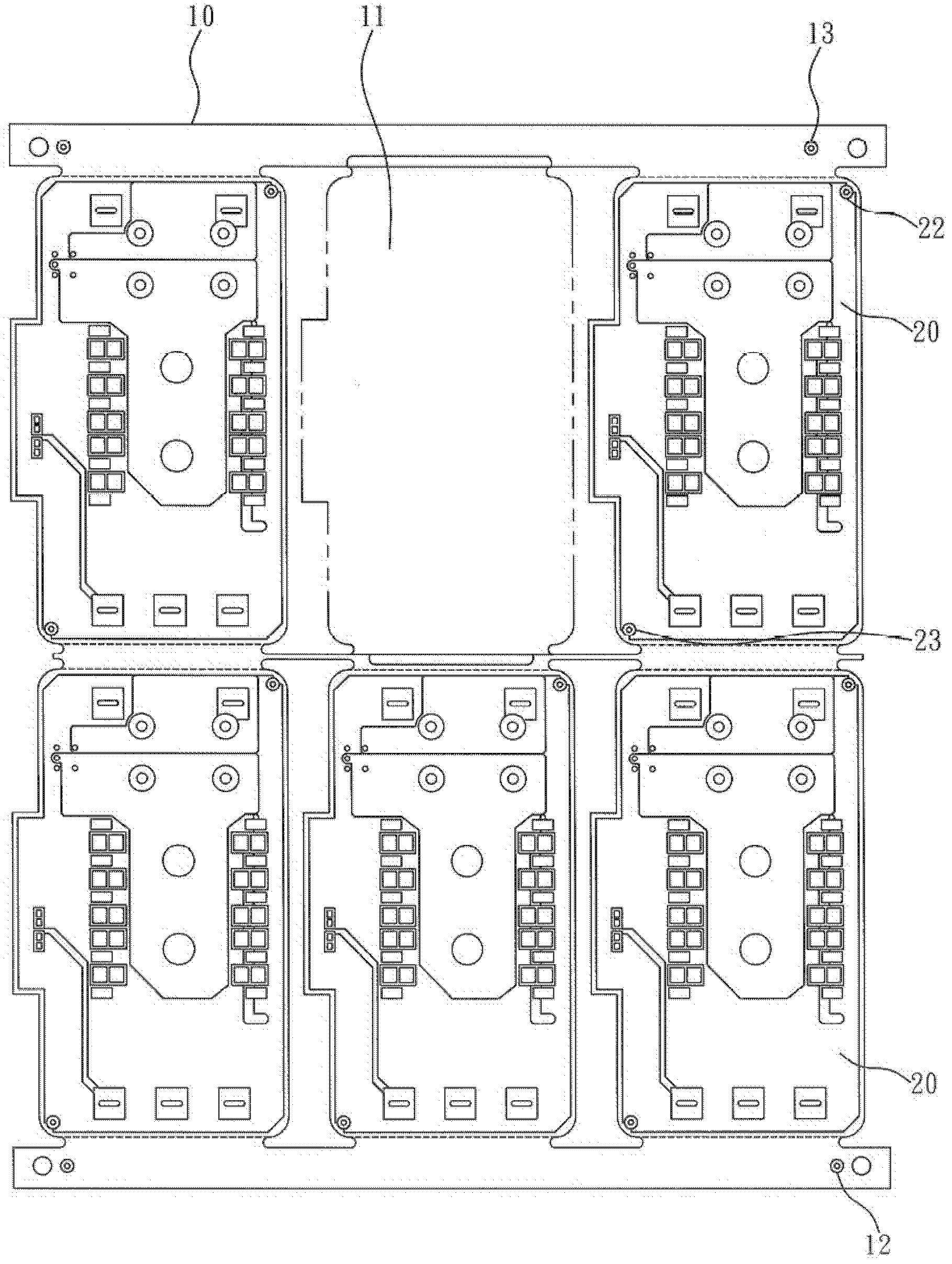 Flow line process method for automatic transplanting and repairing of printed circuit boards